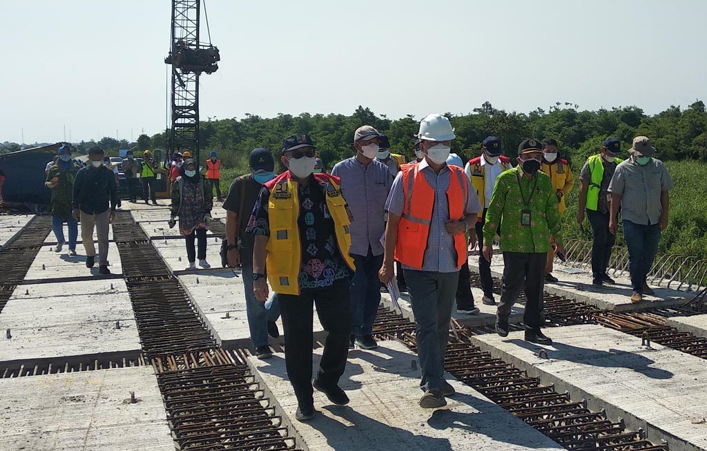 Dikunjungi Gubernur, Proyek BORR Dipastikan Rampung