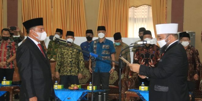 Resmi, Samsu Bahari Pimpin PDAM Tirta Hidayah Periode 2021-2026