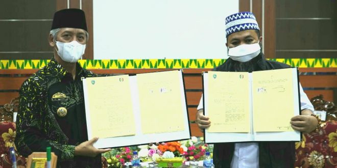 Eksis di Lampung Selatan, Helmi Hasan Ikat Kabupaten Pringsewu dengan Kerjasama