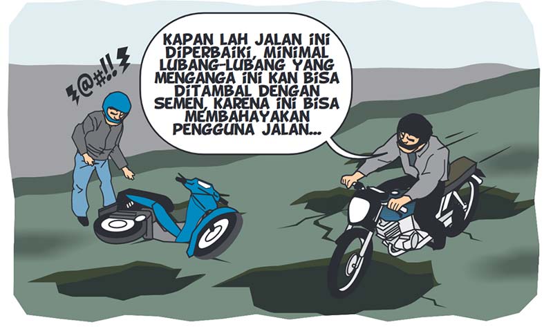 Perbaikan Jalan Masih “Angan-angan”