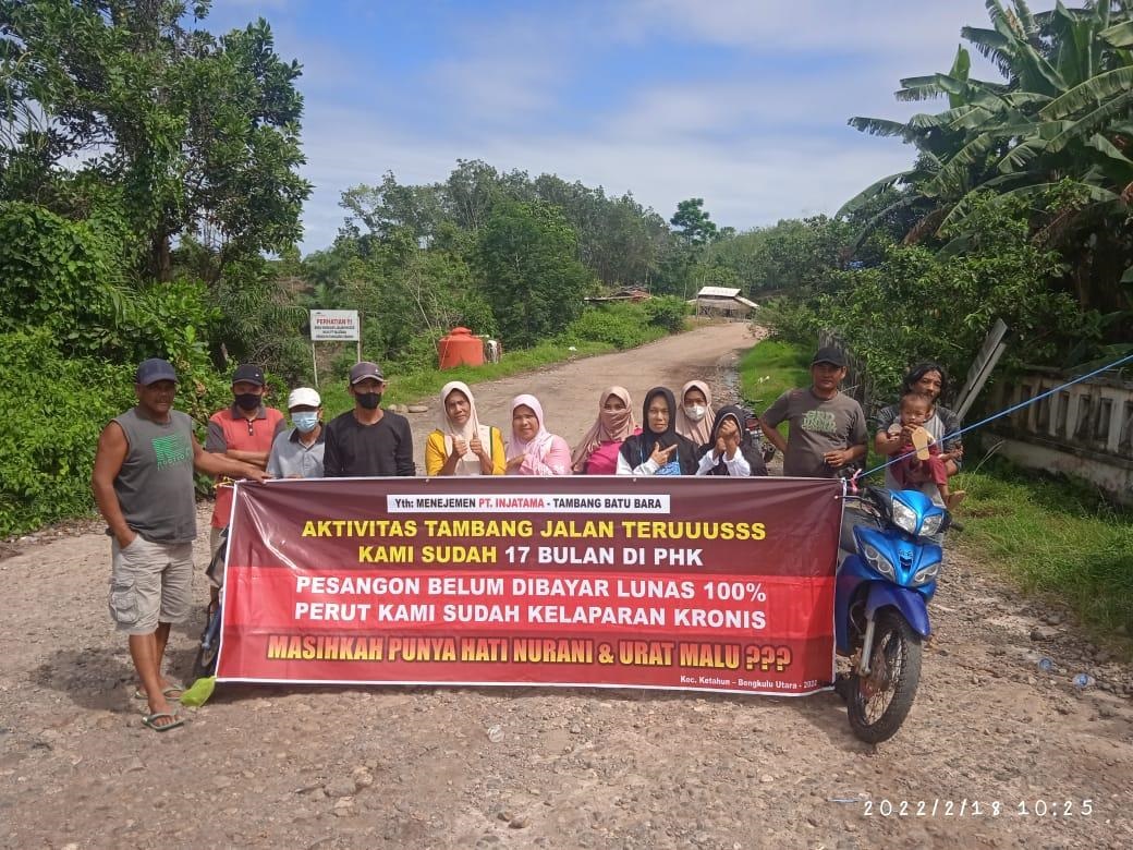 Aksi Eks Karyawan Injatama Berlanjut