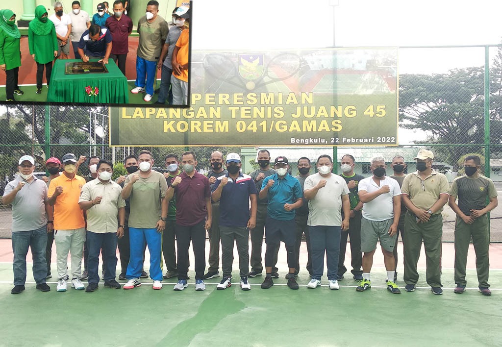 Danrem Targetkan Bengkulu Miliki Atlet Tenis Berprestasi