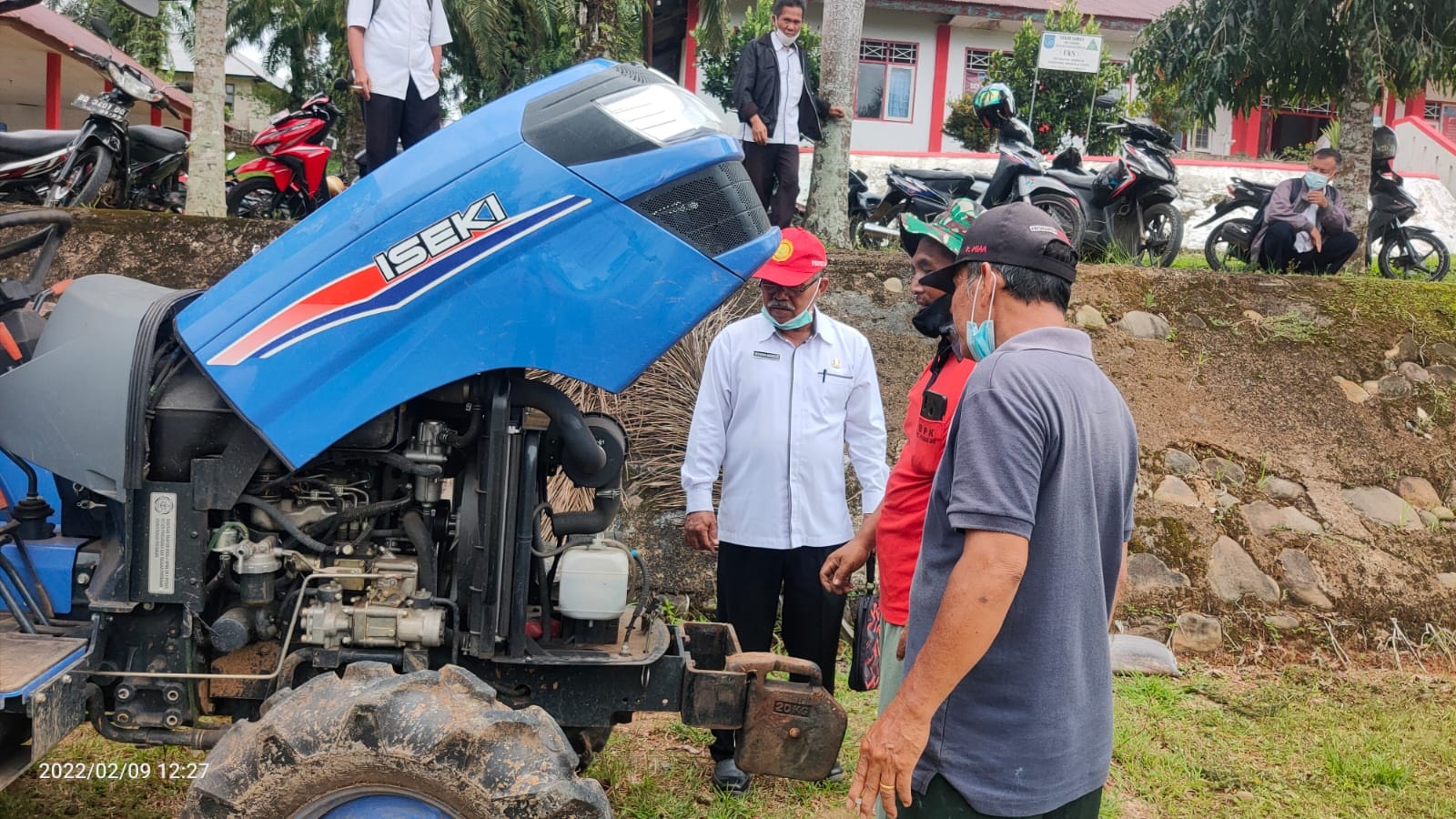 Disulap, Halaman Kantor Camat Jadi Lahan Pertanian