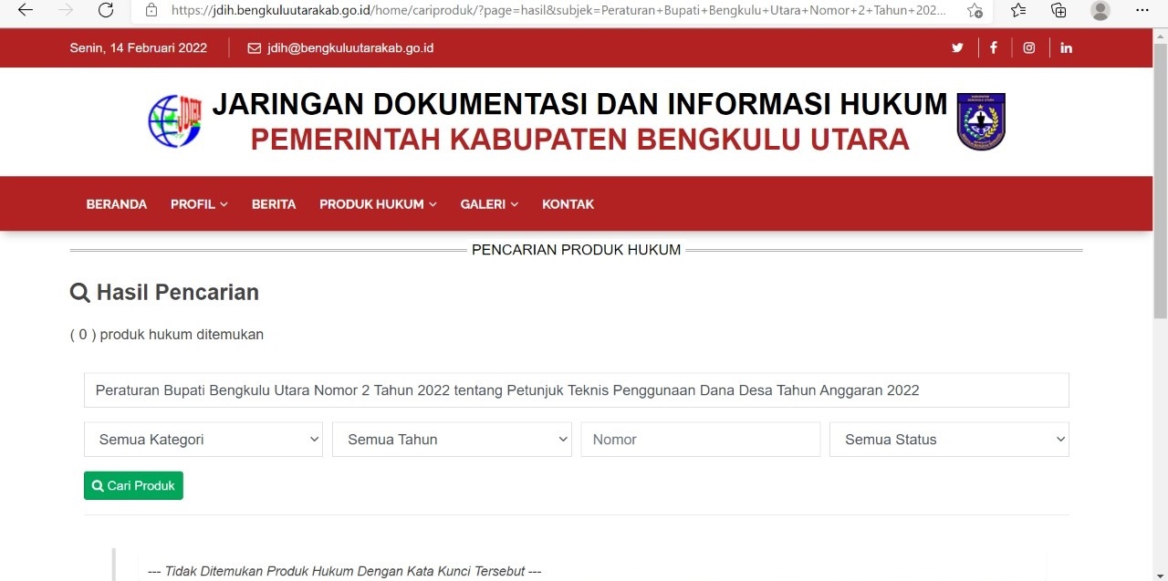 Informasi Perbup DD/ADD Masih ‘Gundul’