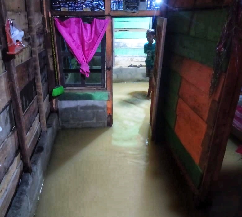 Puluhan Rumah Warga Suka Makmur Pun Terendam Banjir