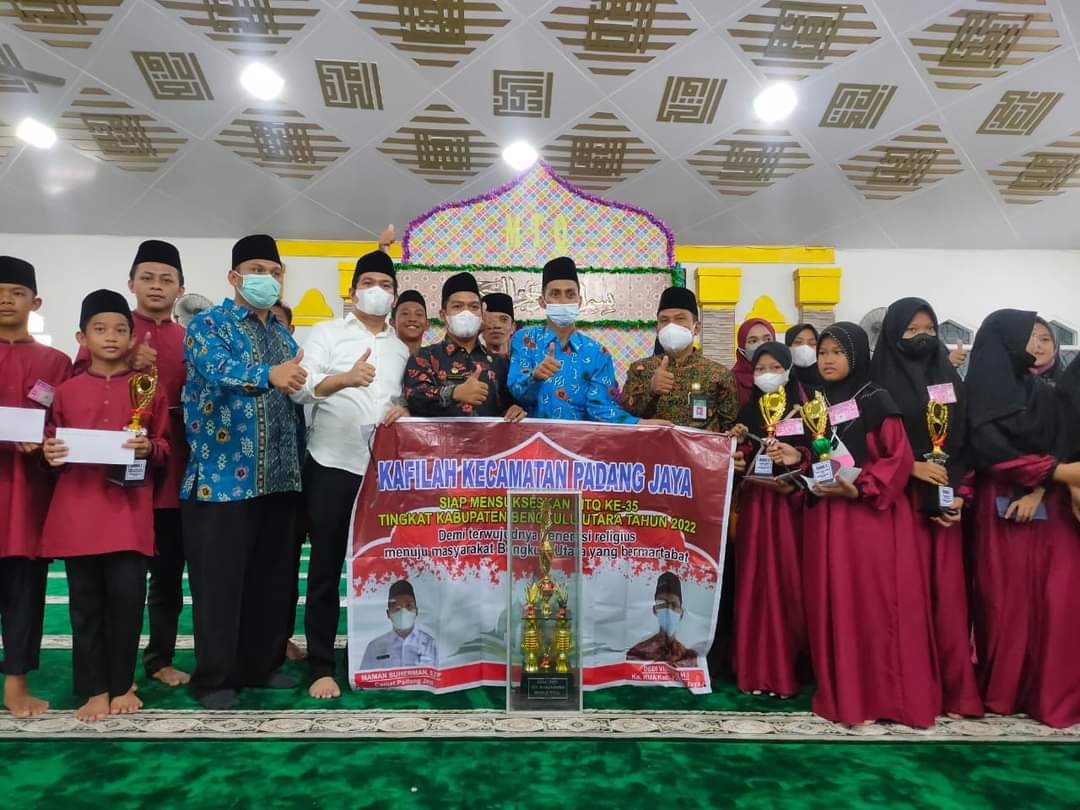MTQ ke-35, Kecamatan Padang Jaya Pertahankan Juara Umum