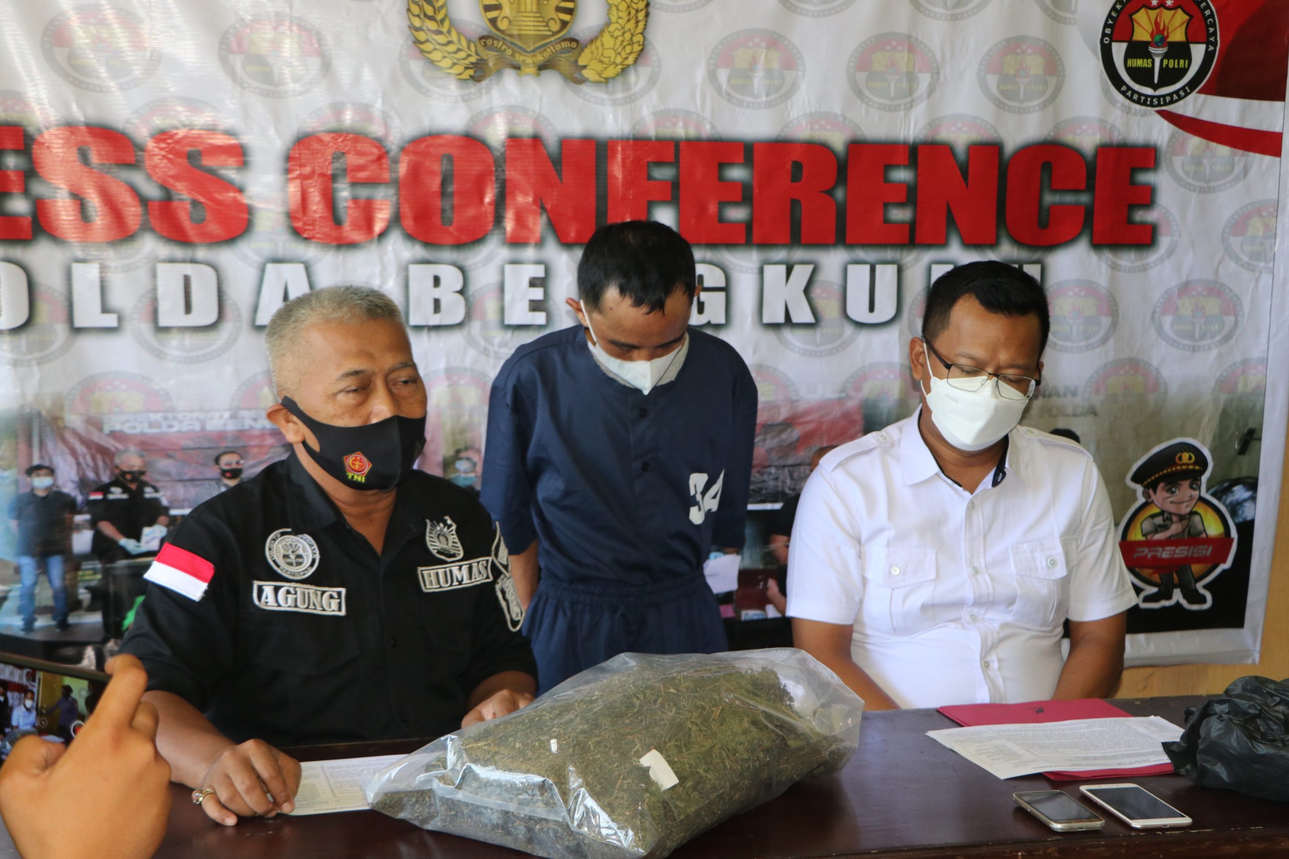 Kuasai 1 Kg Ganja, Warga Lingkar Timur Ditangkap