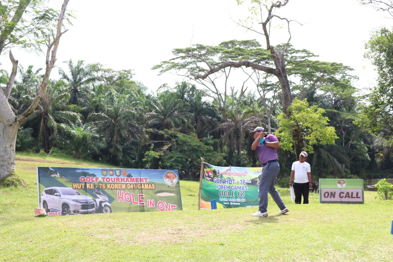 Piala Danrem 041/Gamas, 70 Pegolf Adu Pukulan