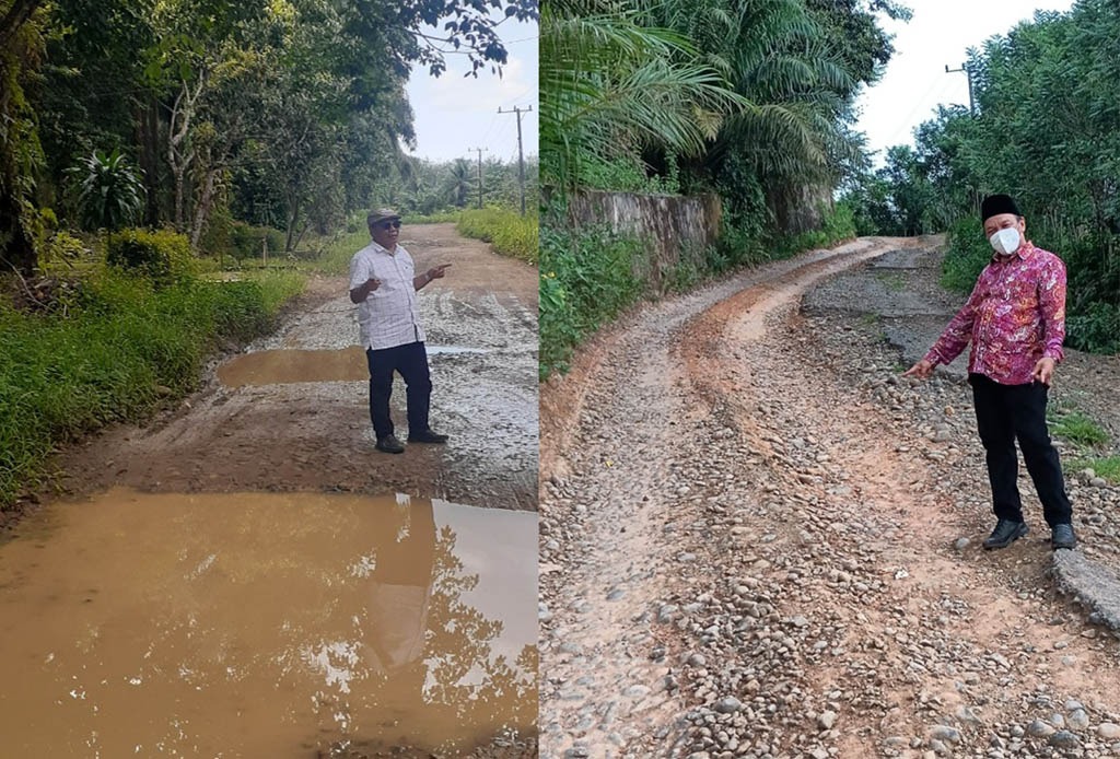 Turun ke Dapil, Yurman Diminta Perjuangkan Pembangunan Jalan