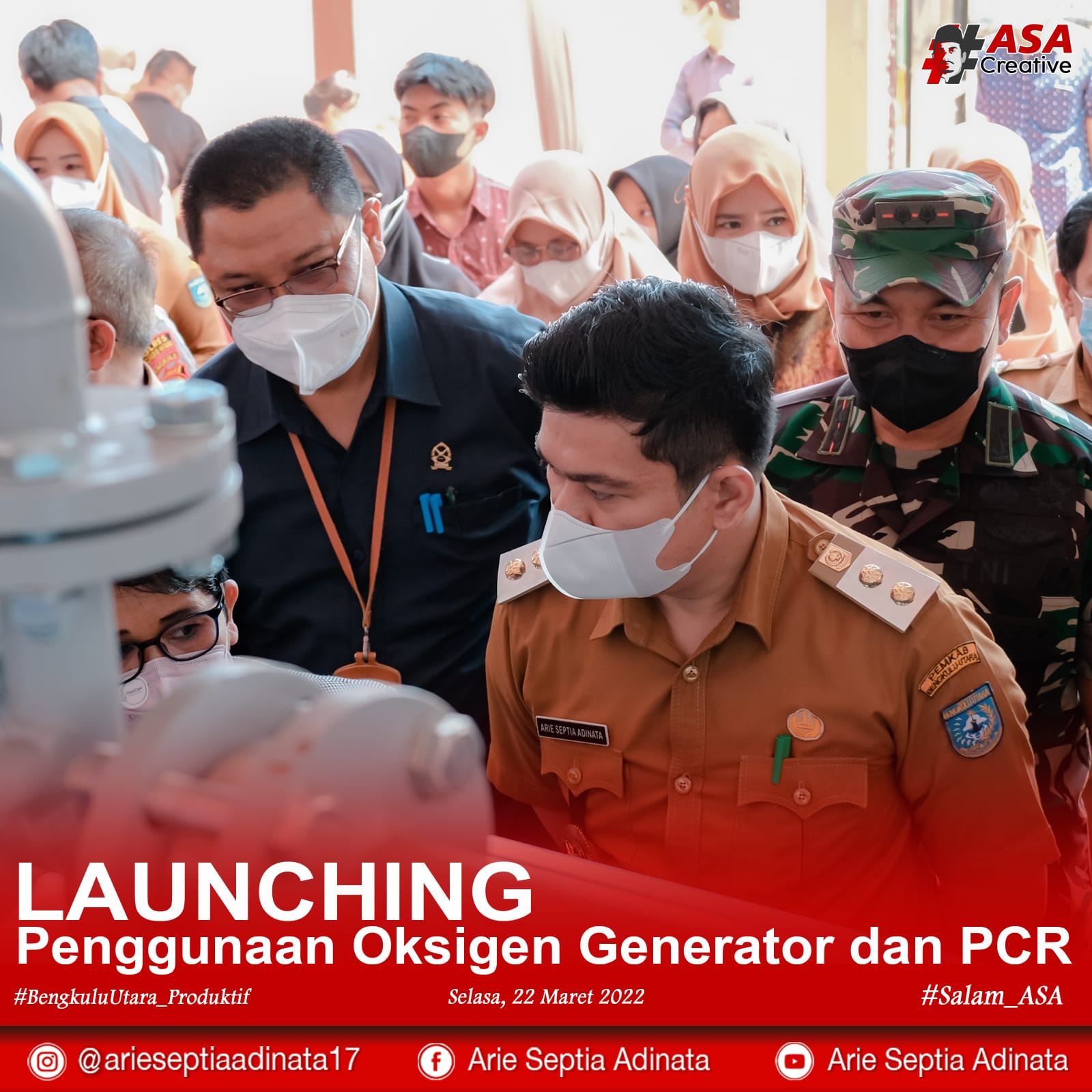 Resmikan Lab PCR dan Oksigen Generator di RSUD Arma, Arie: Pasien Bisa Mendapat Penanganan Cepat