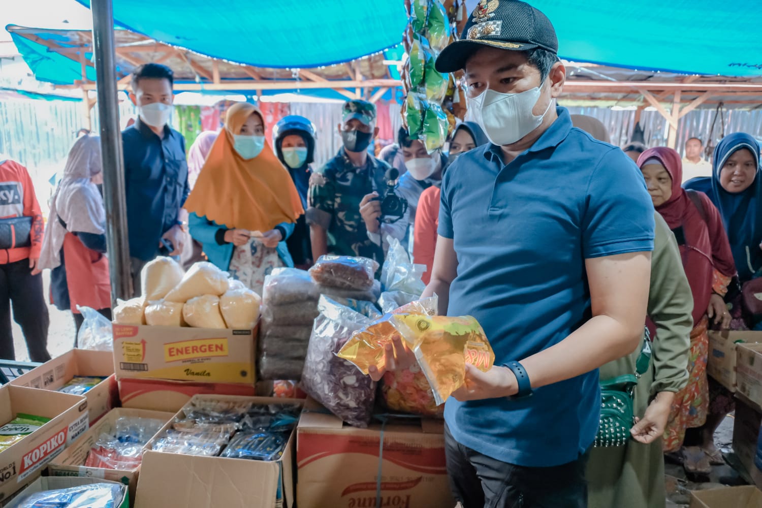 Pastikan Stok Minyak Goreng, Wabup Sidak ke Pasar