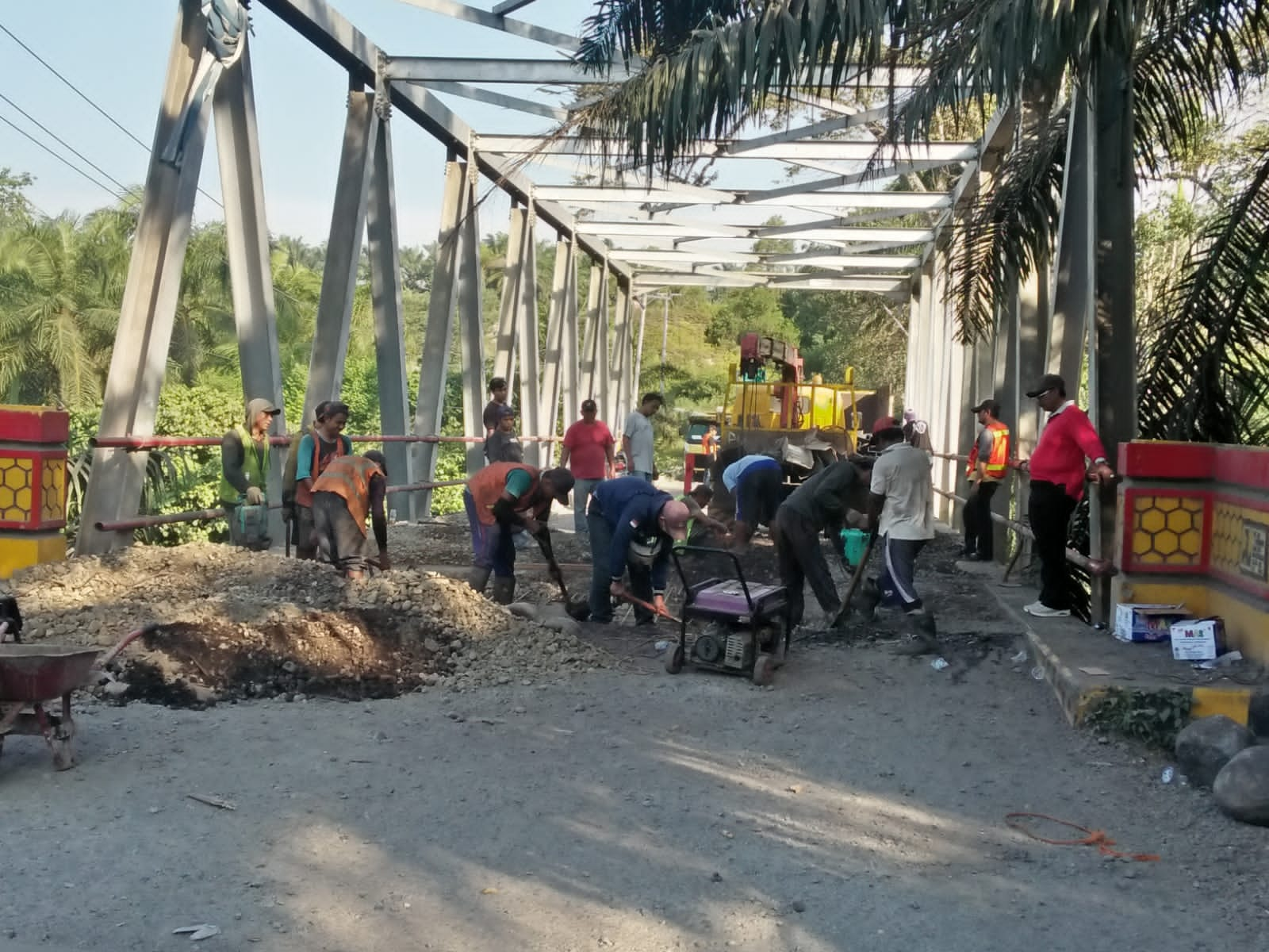 Perbaikan Jembatan D6 Sebabkan Antrean hingga 2 Km