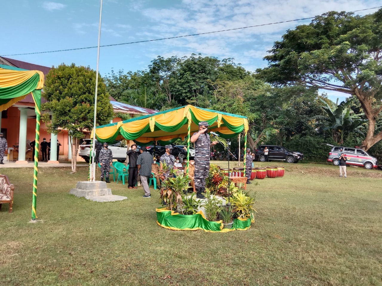 Karya Bakti TNI AL, Danlanal: Wujud Lestarikan Gotong Royong