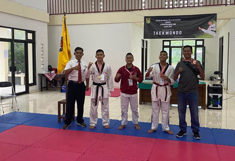Popda Magelang, Atlet Taekwondo Bengkulu Sabet Medali Emas