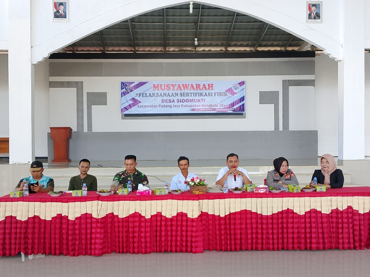 Wujud Transparansi, Pemdes Sido Mukti Gelar Sertifikasi Pembangunan Tahun 2025