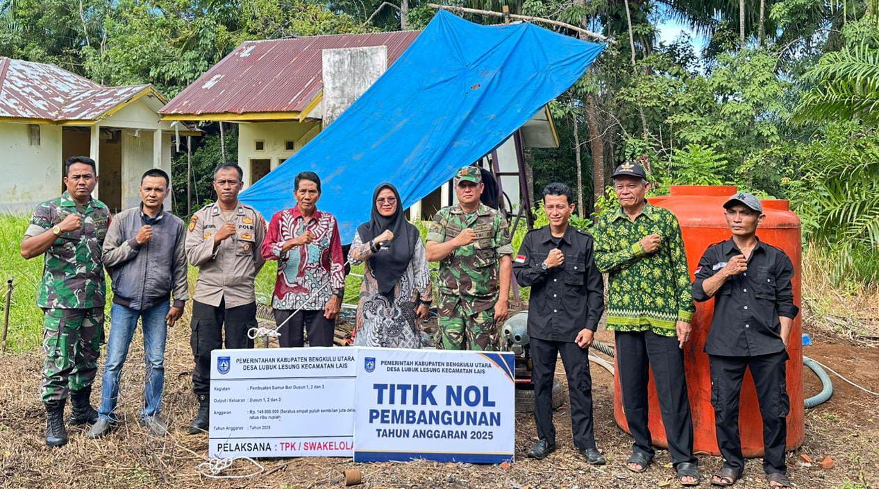 Pemdes Lubuk Lesung Laksanakan Pra Musyawarah dan Titik Nol Pembangunan Dana Desa 2025