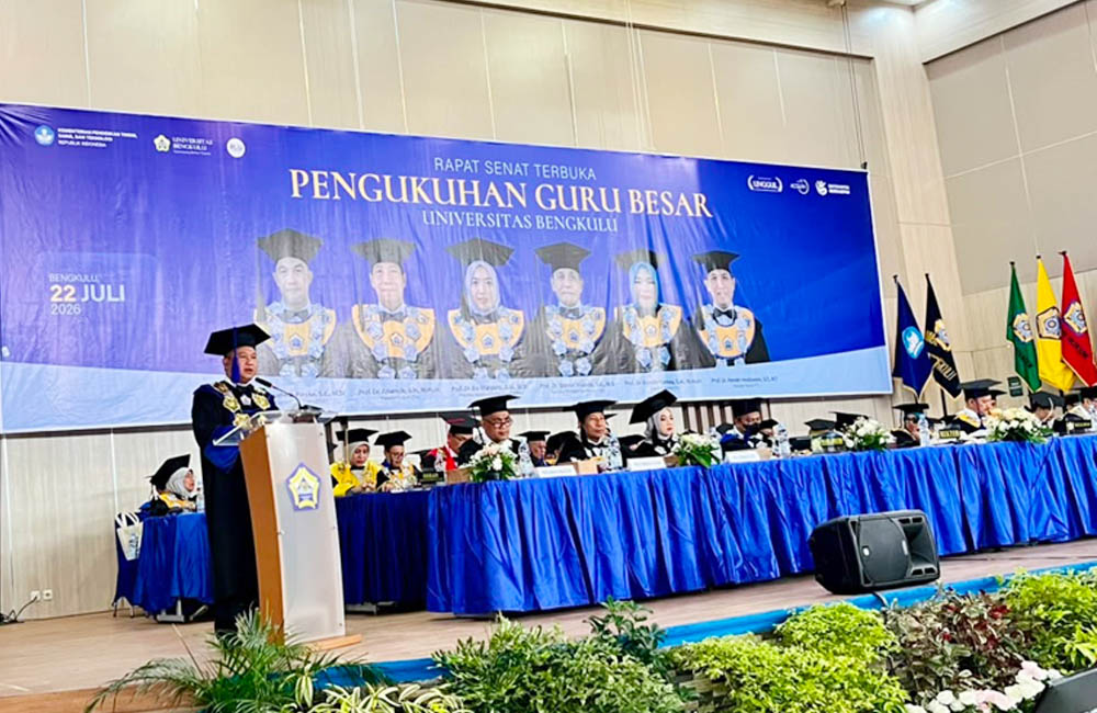 Guru Besar UNIB Bertambah, Kualitas Pendidikan Tinggi Meningkat