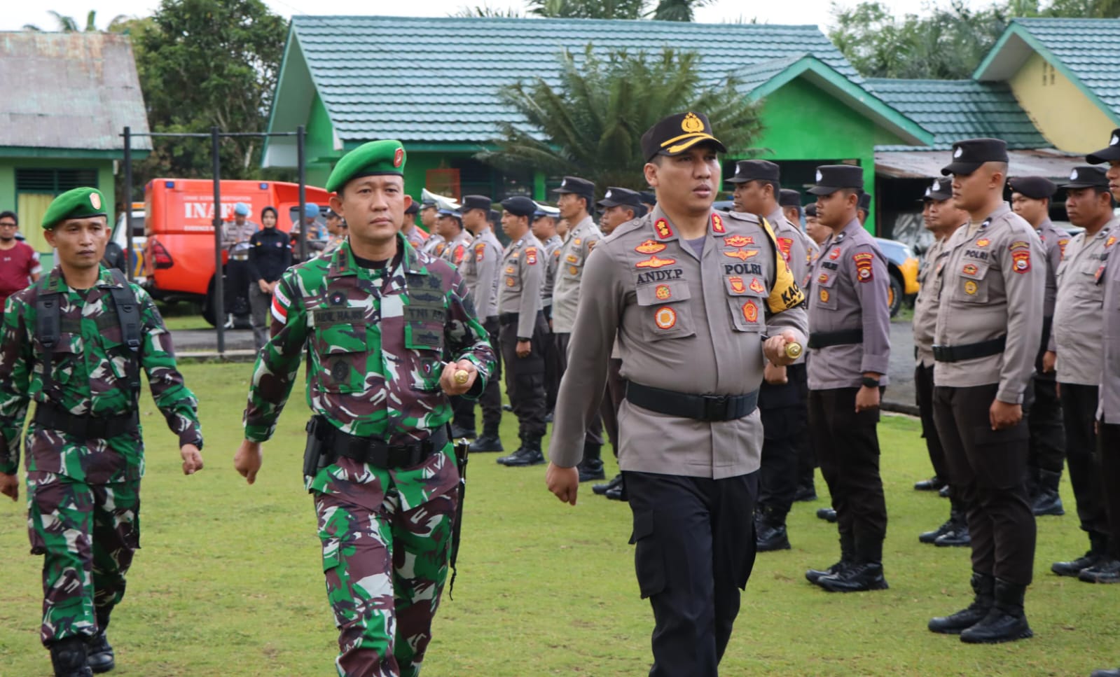 Kodim 0423 Bengkulu Utara Gelar Apel Gabungan dalam Rangka Kesiapsiagaan Jelang Tahun Baru 2024