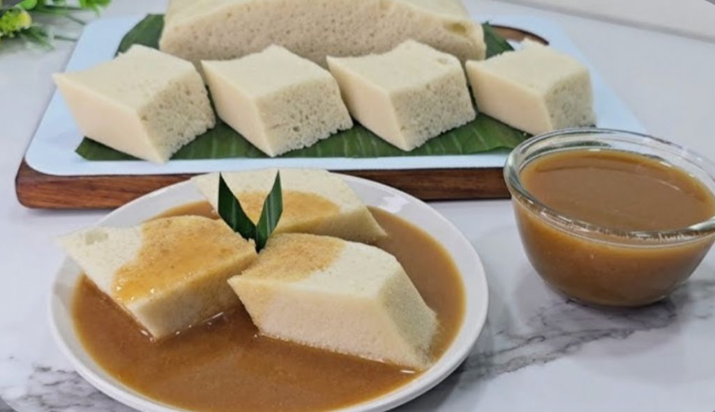 Resep Kue Apem Kuah Kinca, Camilan Kenyal dan Lumer di Mulut