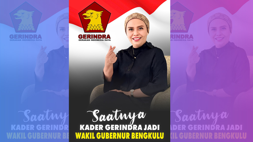 Tetap Maju Bersama Rohidin, Meriani Hormati Keputusan Partai Gerindra