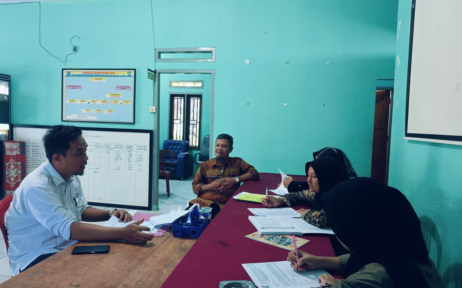 Pasca Pelatihan, Tim RMC P3PD Bengkulu Monitoring dan Evaluasi Desa di Kecamatan Padang Jaya 