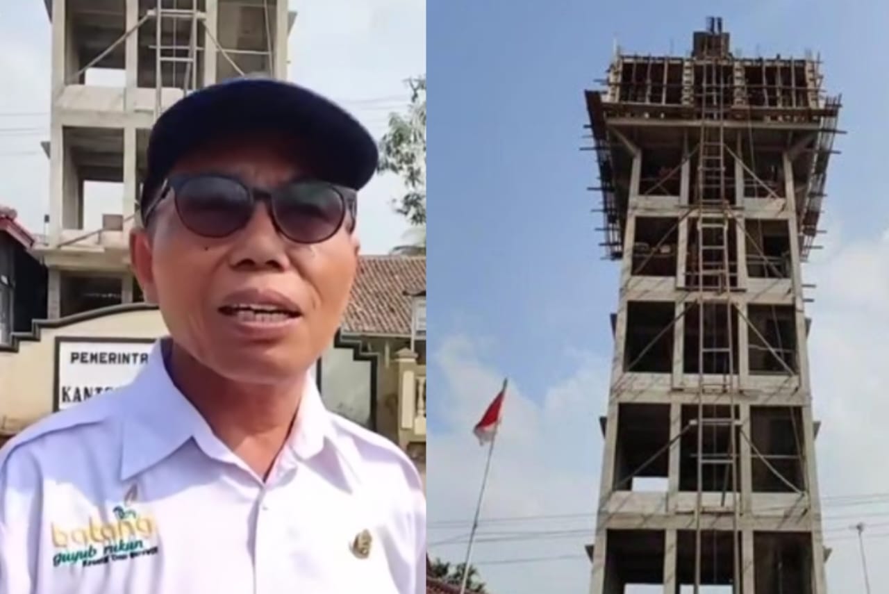 VIRAL! Bangunan Gedung 8 Lantai di Desa Batang, Kabarnya Tak Gunakan Uang Negara Loh