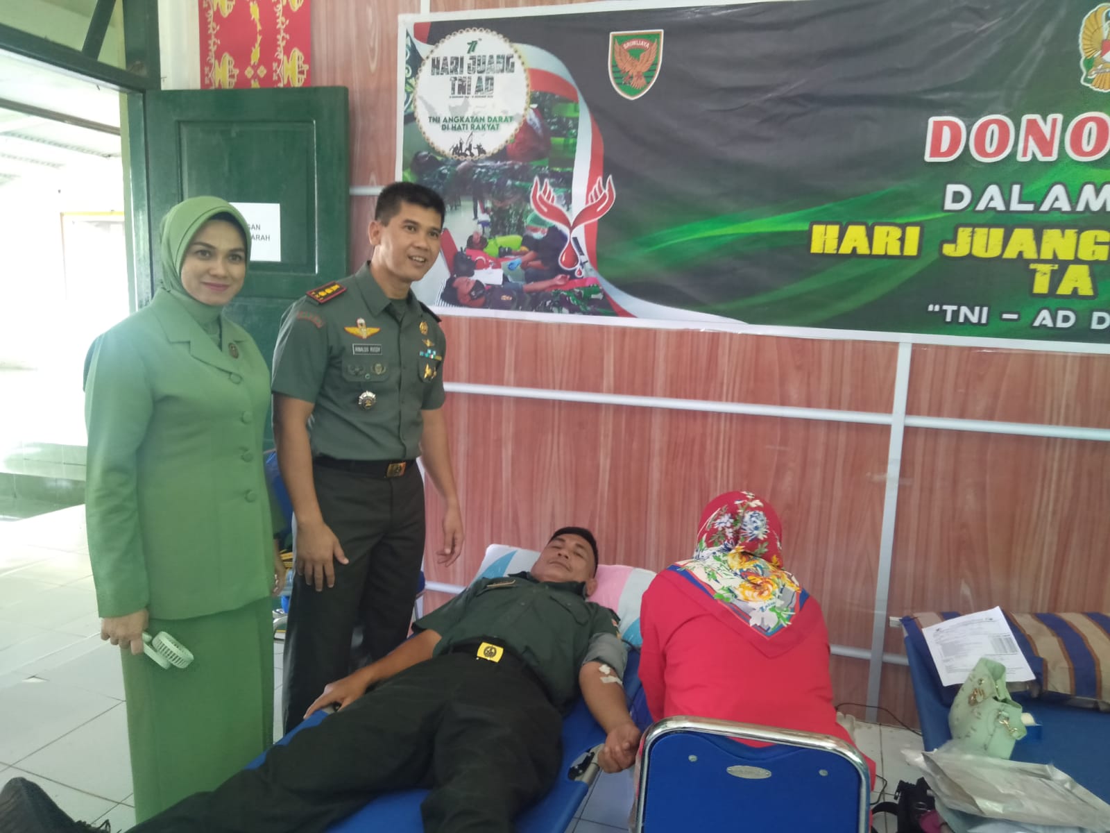 Hari Juang TNI AD Ke-77, Kodim 0428/MM Gelar Sunatan Massal dan Donor Darah