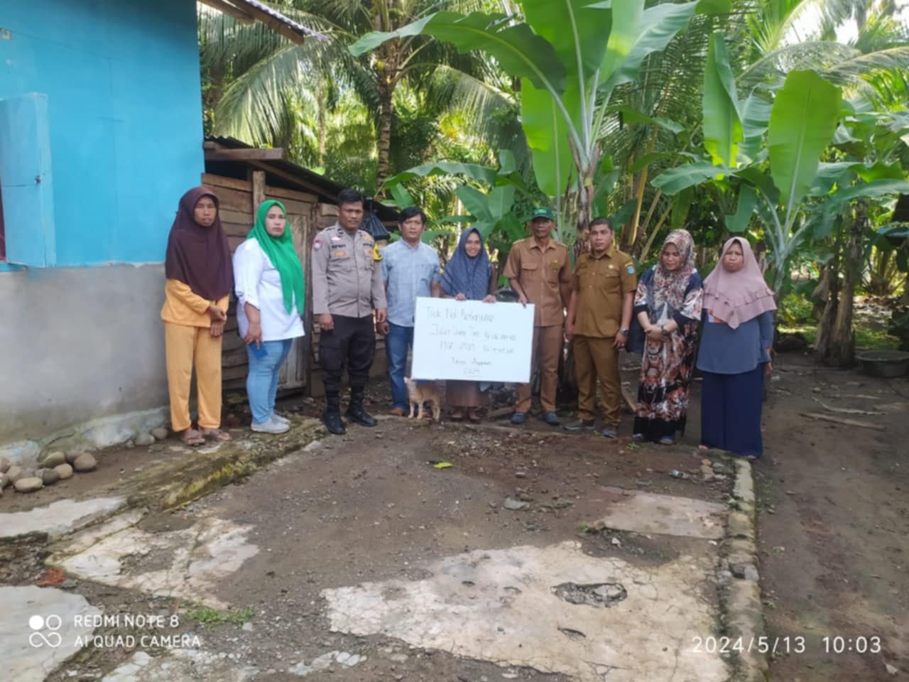 Perbaiki Sanitasi Warga, 3 MCK Dibangun dan 12 KPM Terima BLT DD di Lubuk Tanjung