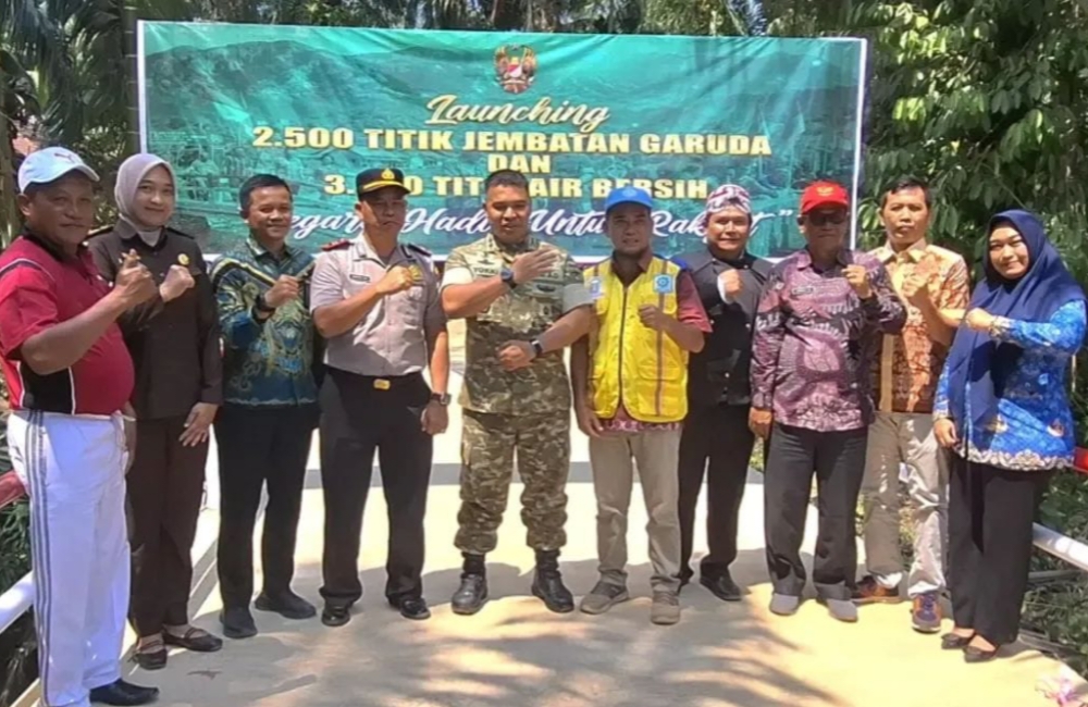 Kodim 0428/Mukomuko Dukung Pemerataan Infrastruktur Jembatan dan Air Bersih