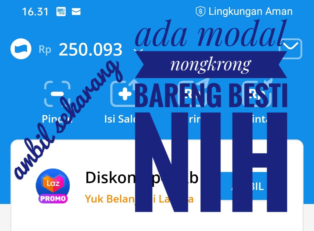 Link Dana Kaget Rp250 Ribu, Lumayan Buat Modal Nongkrong Bareng Besti,  Ambil Sekarang!