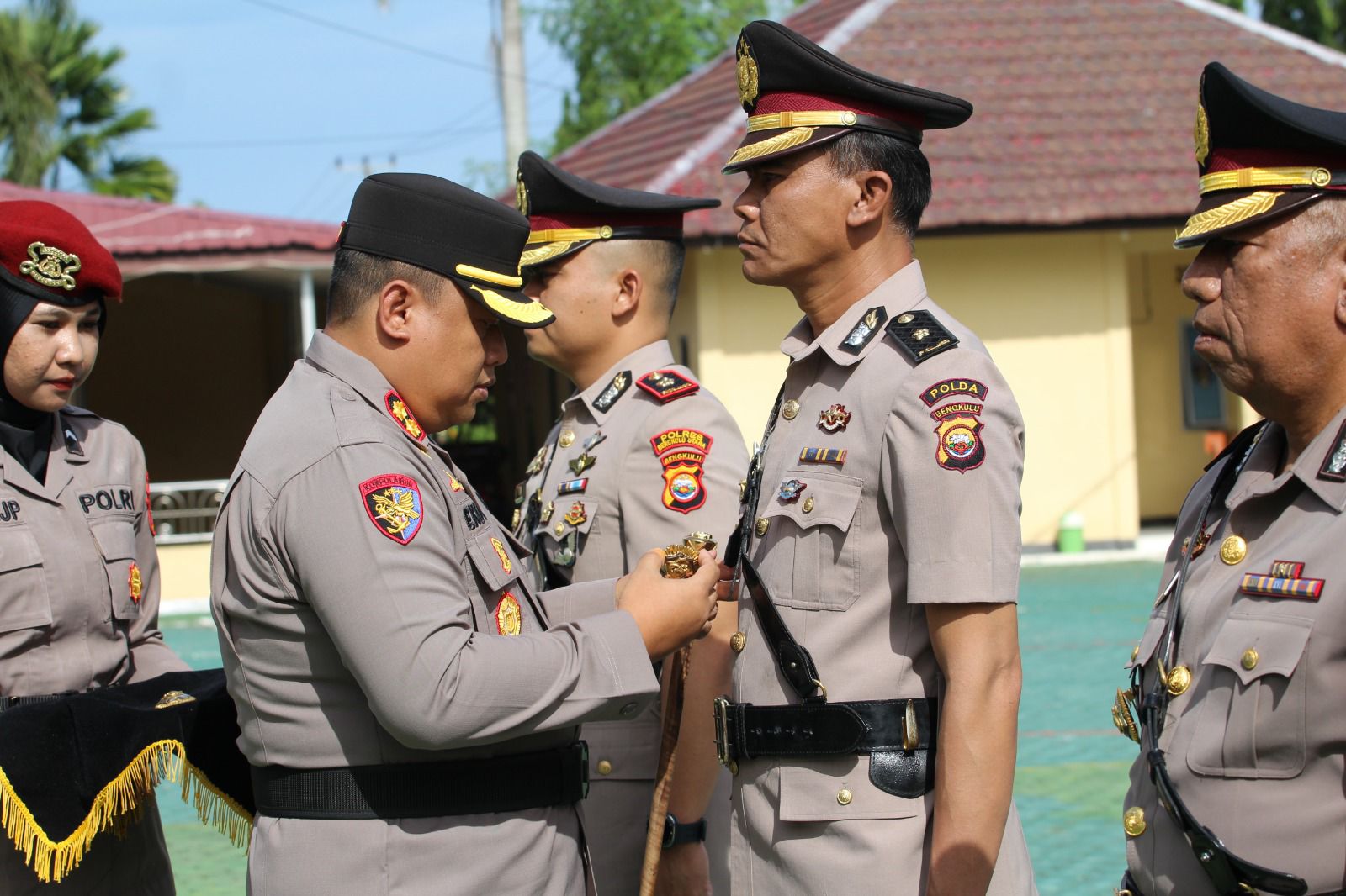 7 Pejabat Polres Bengkulu Utara Berganti, Ini Daftarnya