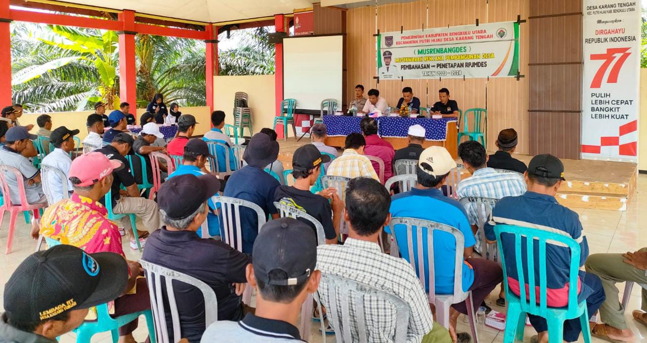 7 Desa di Putri Hijau Sudah Tetapkan Dokumen RPJMDes