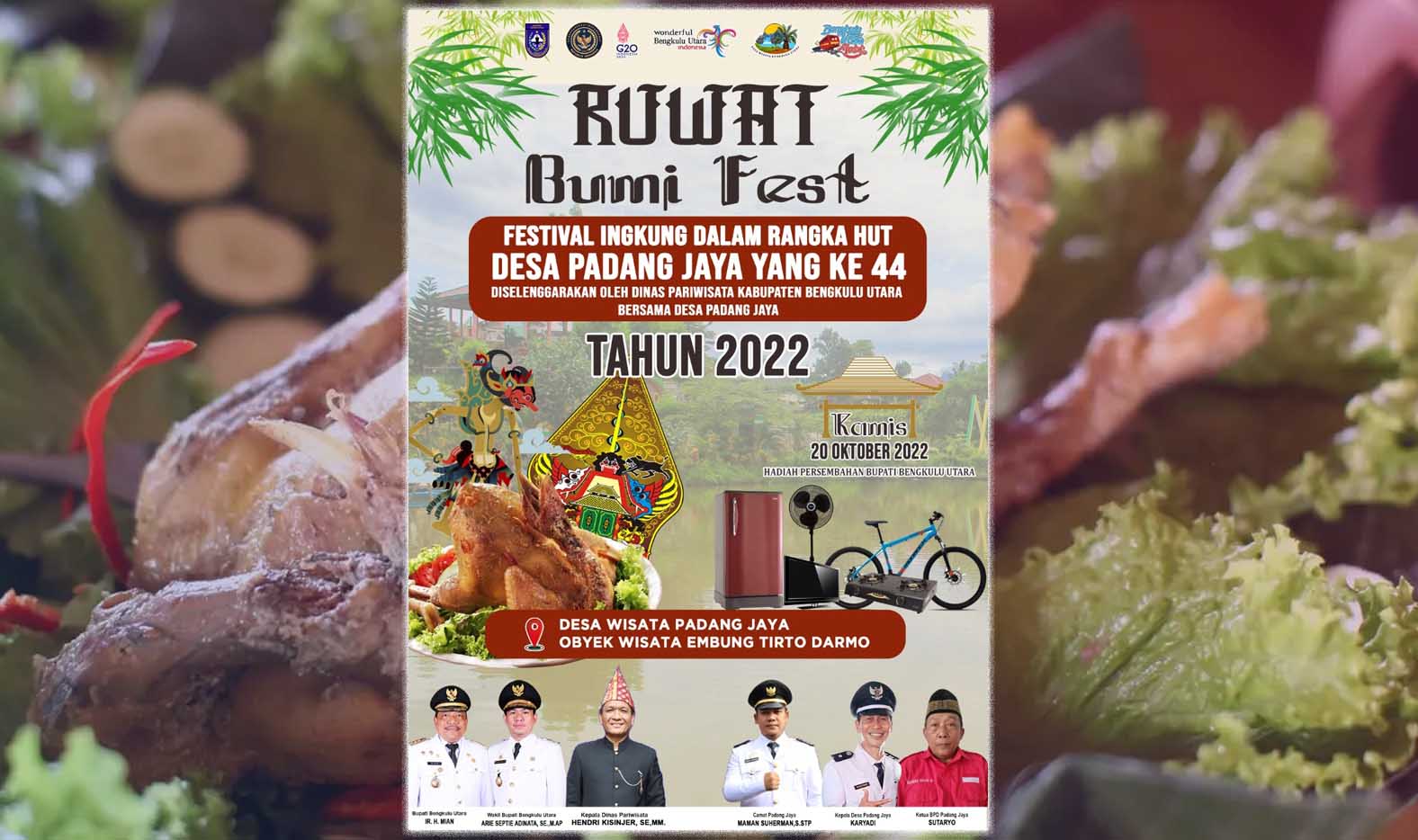 Ruwat Bumi Fest 2022, Festival Ingkung di Desa Padang Jaya