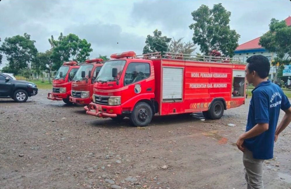 Armada Damkar Belum Merata, Penanganan Kebakaran di Mukomuko Lambat
