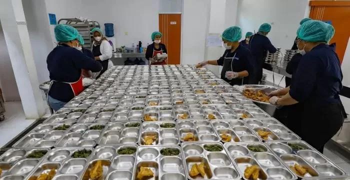 Program Makan Gratis di Padang Jaya, 1 Dapur Siap Beroperasi