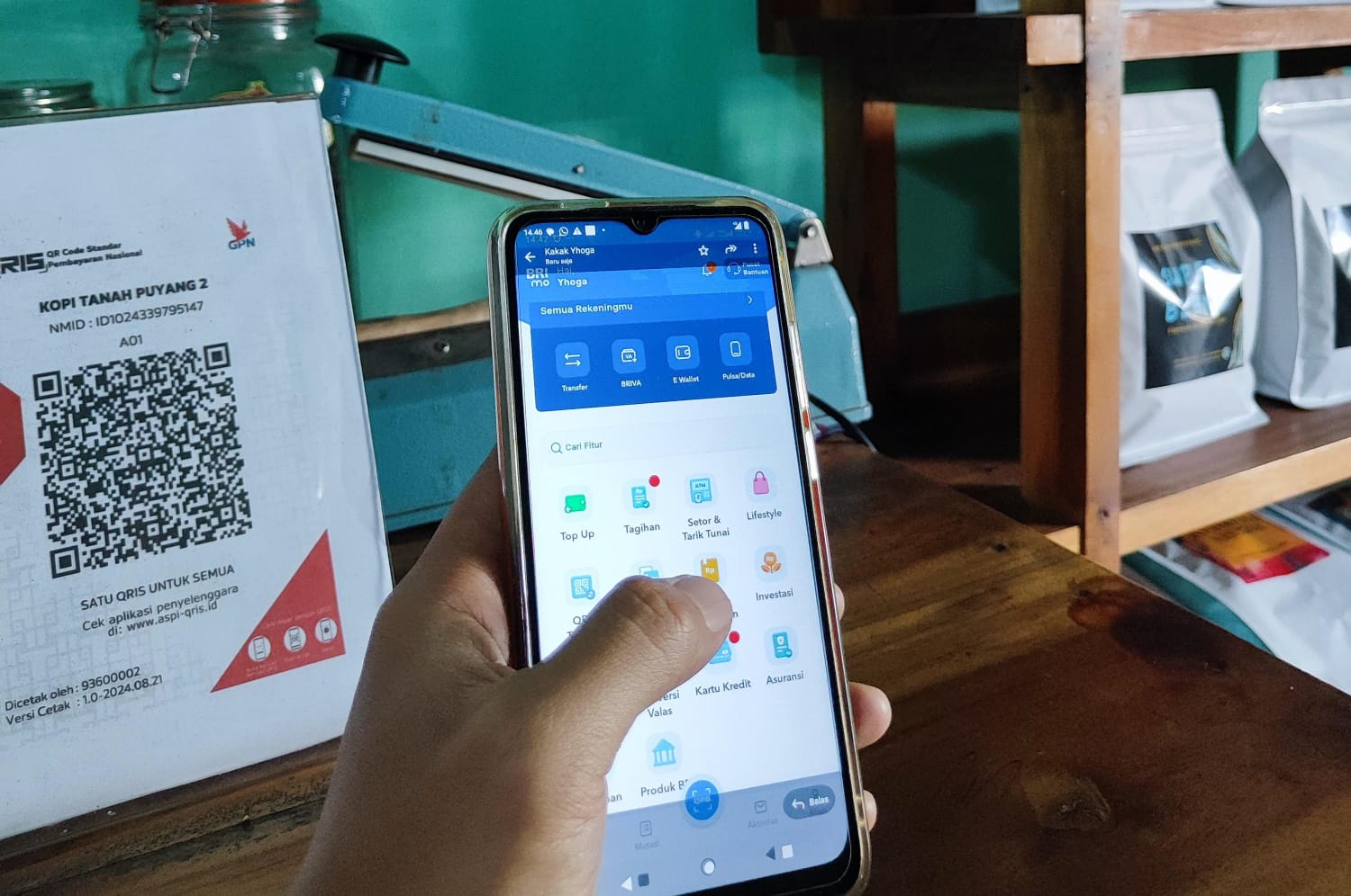 QRIS dan Mobile BRI: Solusi Pembayaran Digital untuk UMKM Kopi Lahat