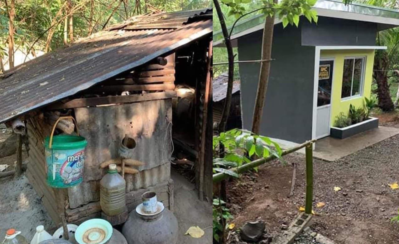 Komunitas Motor Patungan Perbaiki Rumah Kakek, Sebelumnya Gubuk Reyot Kini Direnovasi Jadi Bersih & Layak Huni