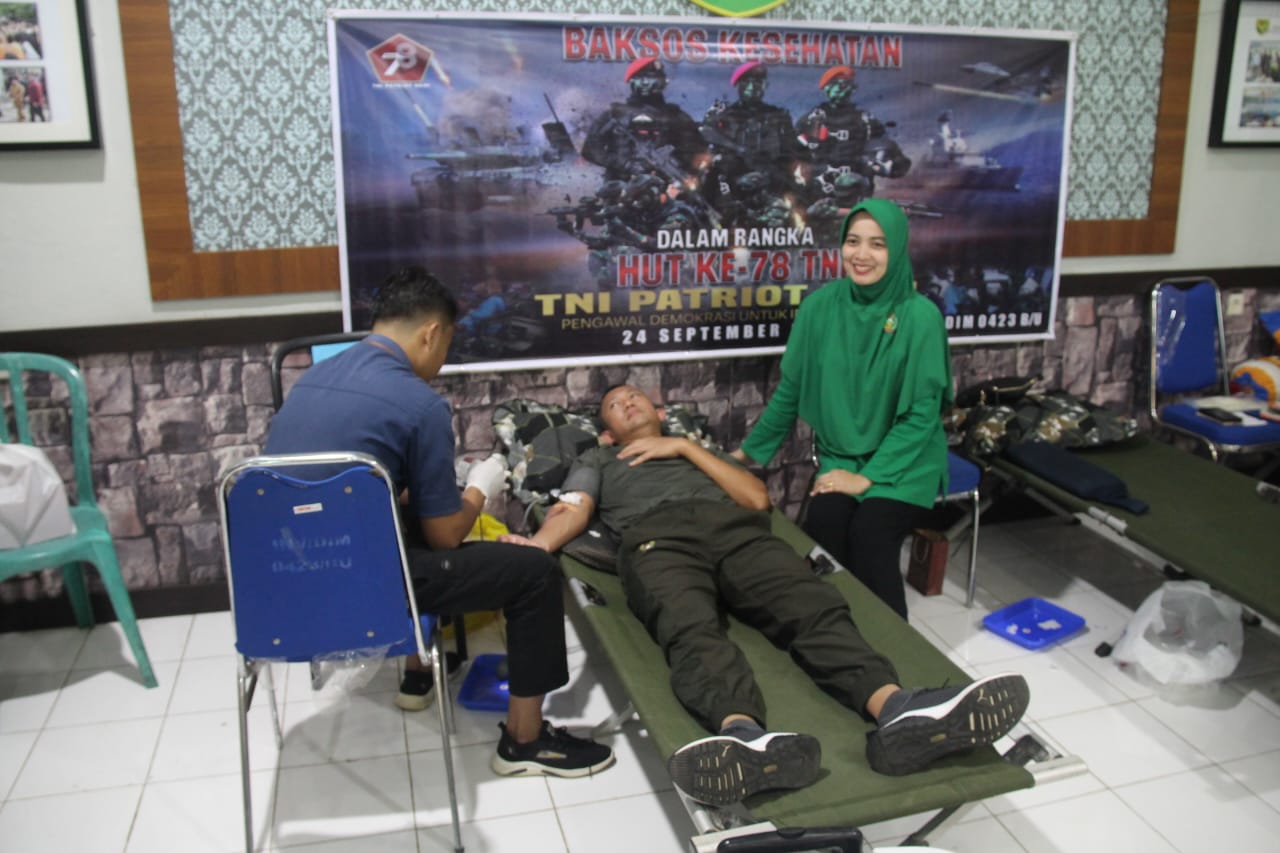 Mengawal Demokrasi Indonesia Maju, Sambut HUT Ke -78 TNI di Kodim 0423/BU Diwarnai Berbagai Kegiatan