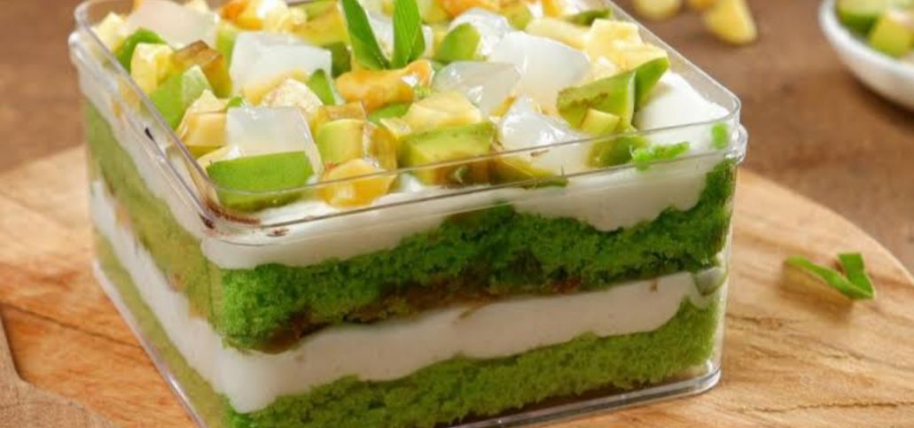 Resep Es Teler Cake Dessert Box, Menu Takjil Kekinian yang Creamy dan Segar