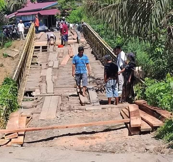 Camat Akan Koordinasikan Kembali Nasib Jembatan Lembah Duri ke Kabupaten