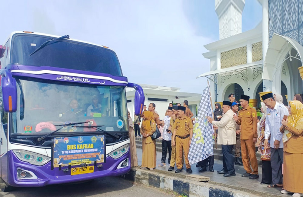 Target Juara Umum, 43 Kafilah Mukomuko Dilepas ke MTQ Provinsi di Seluma
