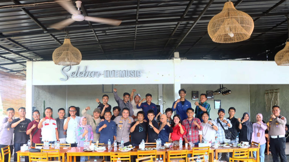 Wujudkan Kamtibmas, Polres Lebong Tingkatkan Sinergitas dengan Awak Media