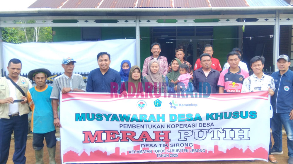 Bentuk Koperasi Merah Putih, Pemdes Tik Sirong Fokus Tingkatkan Ekonomi Warga