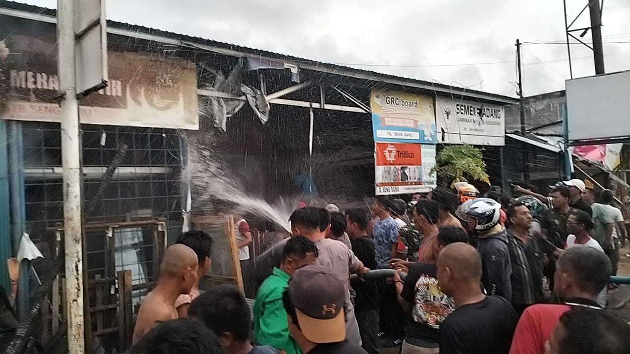 Daftar 11 Toko Korban Kebakaran di Pasar D1, Giri Kencana, Ketahun 