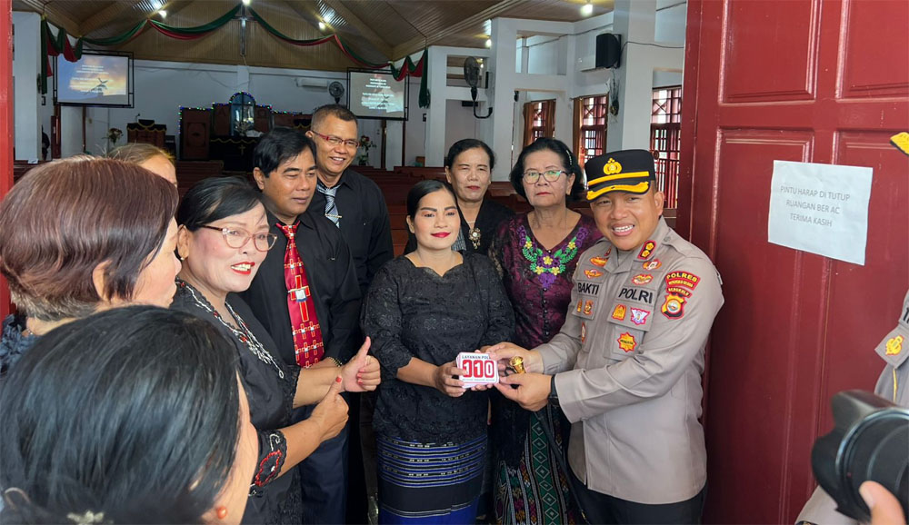 Cipta Kondisi Perayaan Jumat Agung, Kapolres Bengkulu Utara Pastikan Aman dan Kondusif