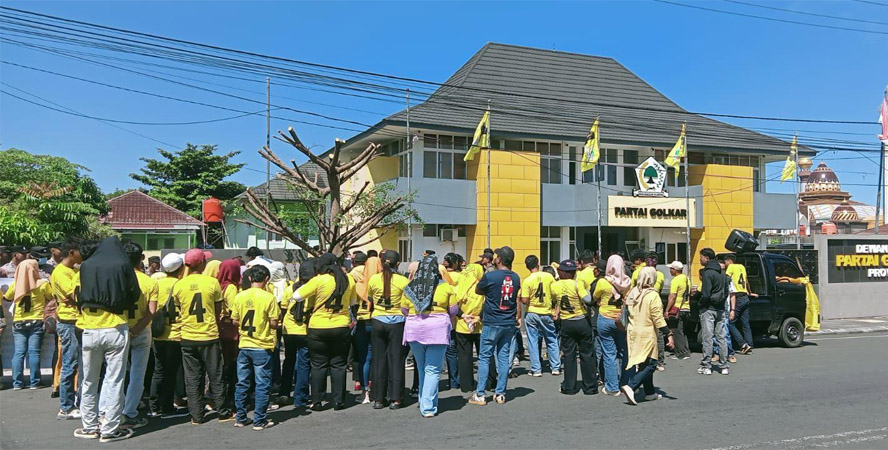 Penunjukkan Plt Ketua DPD Golkar Kota Bengkulu Berujung Aksi