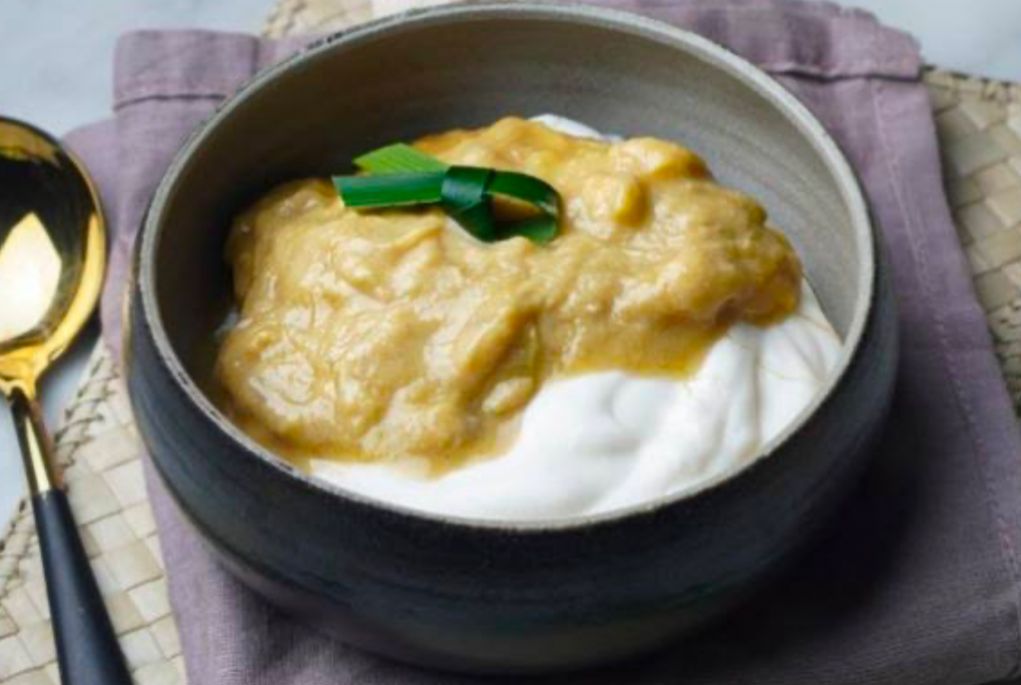 Resep Bubur Sumsum Saus Durian, Cocok Disantap saat Musim Hujan