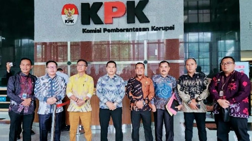 Penguatan Tata Kelola Pemerintahan, Pemkab dan DPRD Lebong Ikuti Rakor KPK
