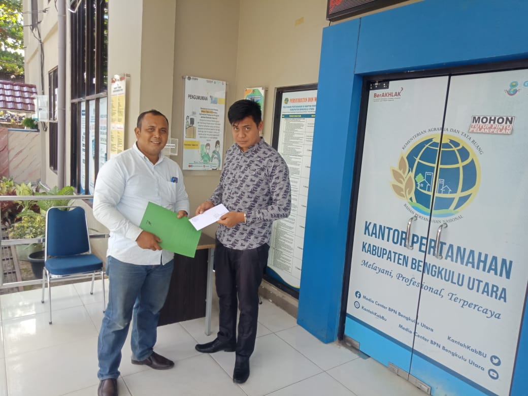 Pemdes Suka Negara 'Usulkan' Program PTSL ke BPN Bengkulu Utara