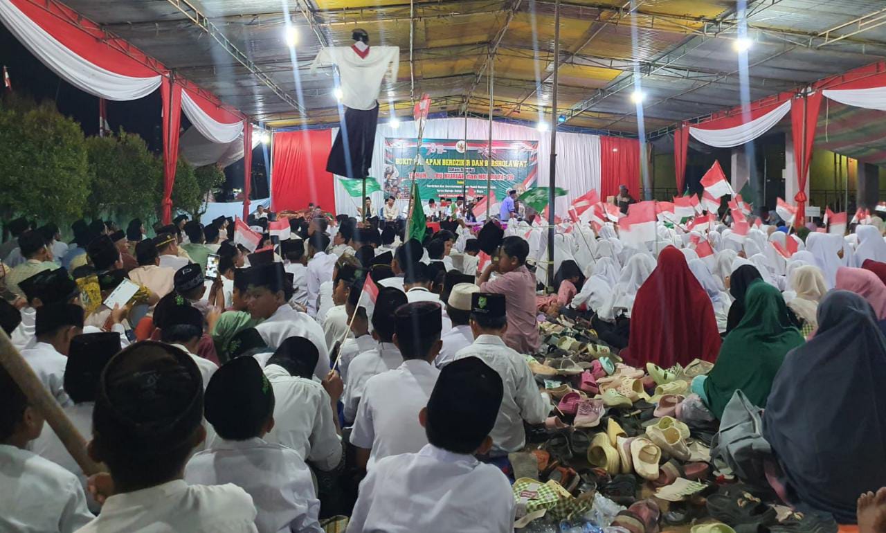 Pemdes Bukit Harapan Sukseskan Program Dana Desa dan Meriahkan Peringatan HUT RI ke 78